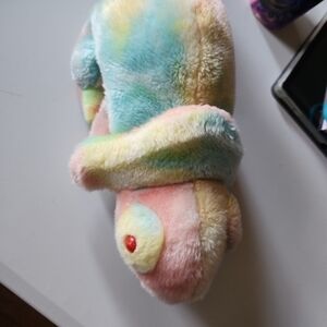 Ty Multicolor Plush Chameleon